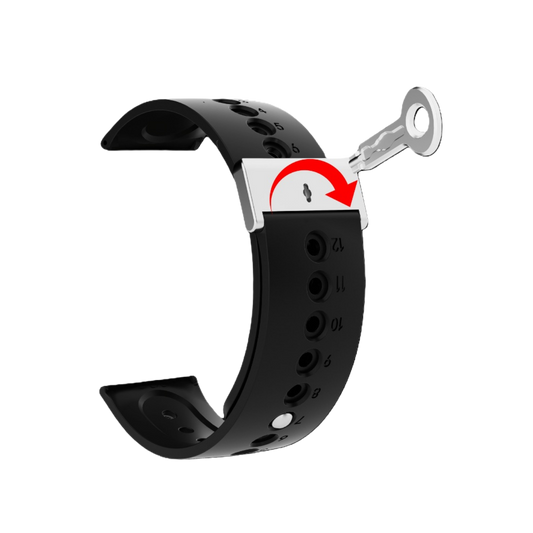 James Demenzband verschließbar mit Schlüssel