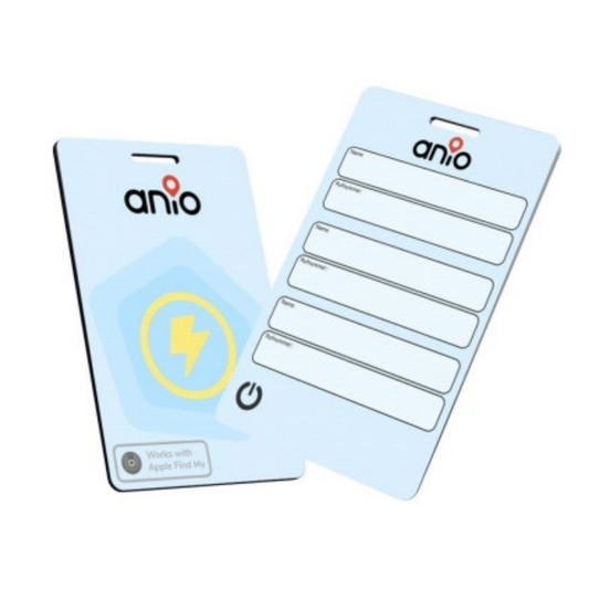 Anio BagTag - Ortungskarte mit Notfallkontakten für Kinder